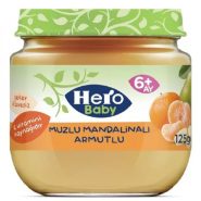 پوره مخلوط میوه نارنگی،موز،گلابی هروبیبی Hero baby