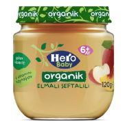 پوره میوه ارگانیک سیب هلو هروبیبی Hero baby