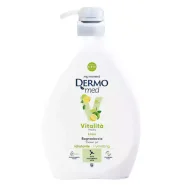 شامپو بدن ایتالیایی درمومد DERMO MED مدل VITALITA LIME با رایحه لیمو 1000 میل