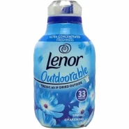 نرم کننده فابریک ایتالیایی لنور Lenor Fabric Spring Awakening با رایحه گل بهاری 33 بار شستشو 462 میل