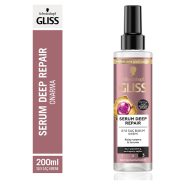 اسپری دو فاز مو سرم دیپ ریپیر گلیس Gliss Serum Deep Repair Express Repair Conditioner 200Ml