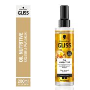 اسپری دوفاز موهای حساس و آسیب دیده گلیس Gliss Ultimate Oil Elixir 200Ml