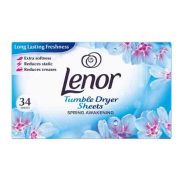 دستمال خوشبو کننده لباس کانادایی لنور Lenor Spring Awakening با رایحه نسیم بهاری بسته 34 عددی
