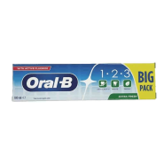 خمیر دندان اورال بی سه کاره Oral B 1.2.3 Toothpaste Extra Fresh 100ml