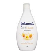شامپو بدن جانسون Johnsons مدل Soft And Nourish حاوی روغن بادام حجم 750 میل