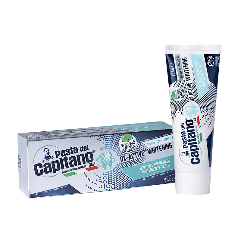 خمیر دندان سفید کننده مدل Ox Active Whitening کاپیتانو حجم 75 میل