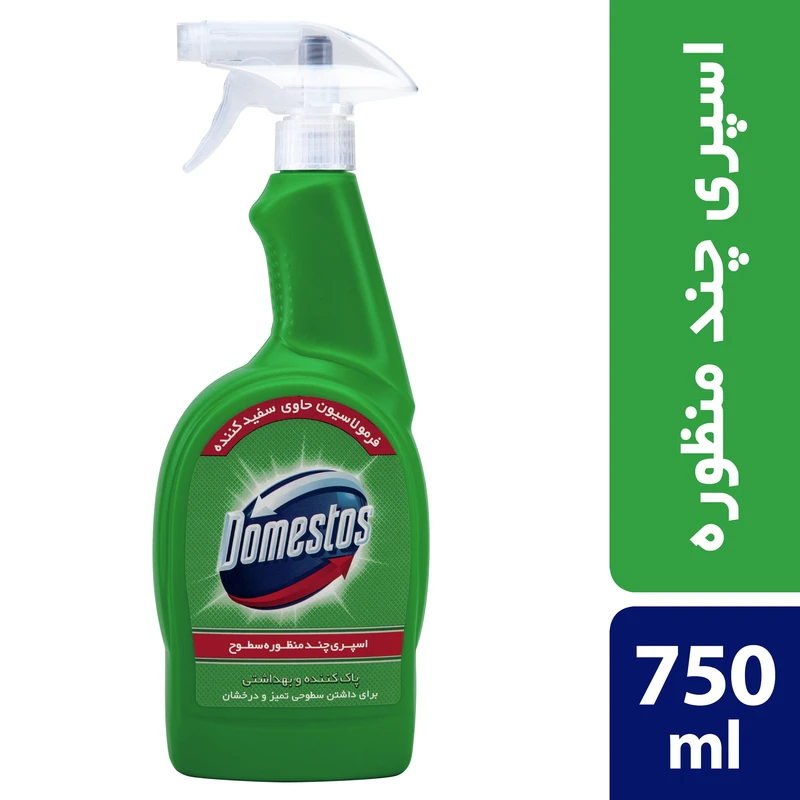 اسپری چندمنظوره سطوح دامستوس مدل Green حجم 750 میلیلیتر