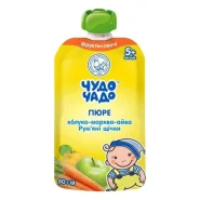 پوره میوه و سبزیجات چودو چادو سیب، هویج و به ۹۰ گرم اصل